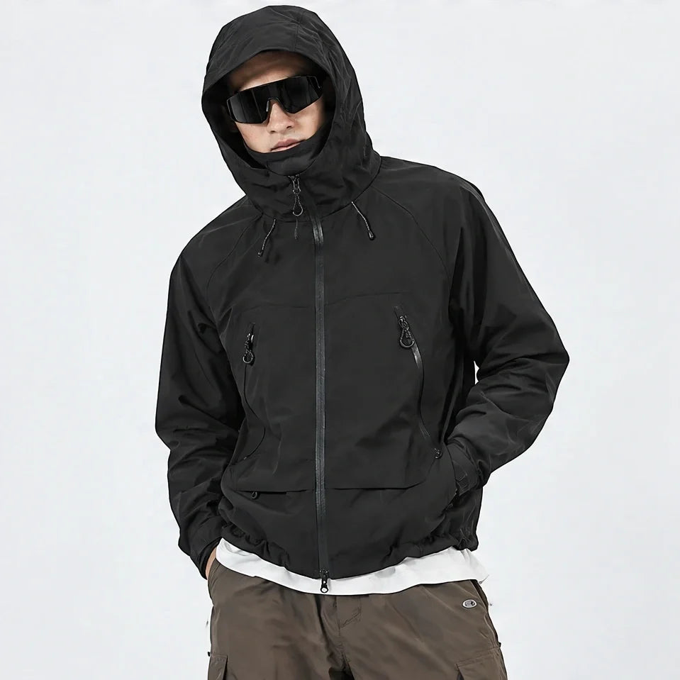 Wyke - Unisex Windproof Breathable & Graphene Waterproof Jacket - Black