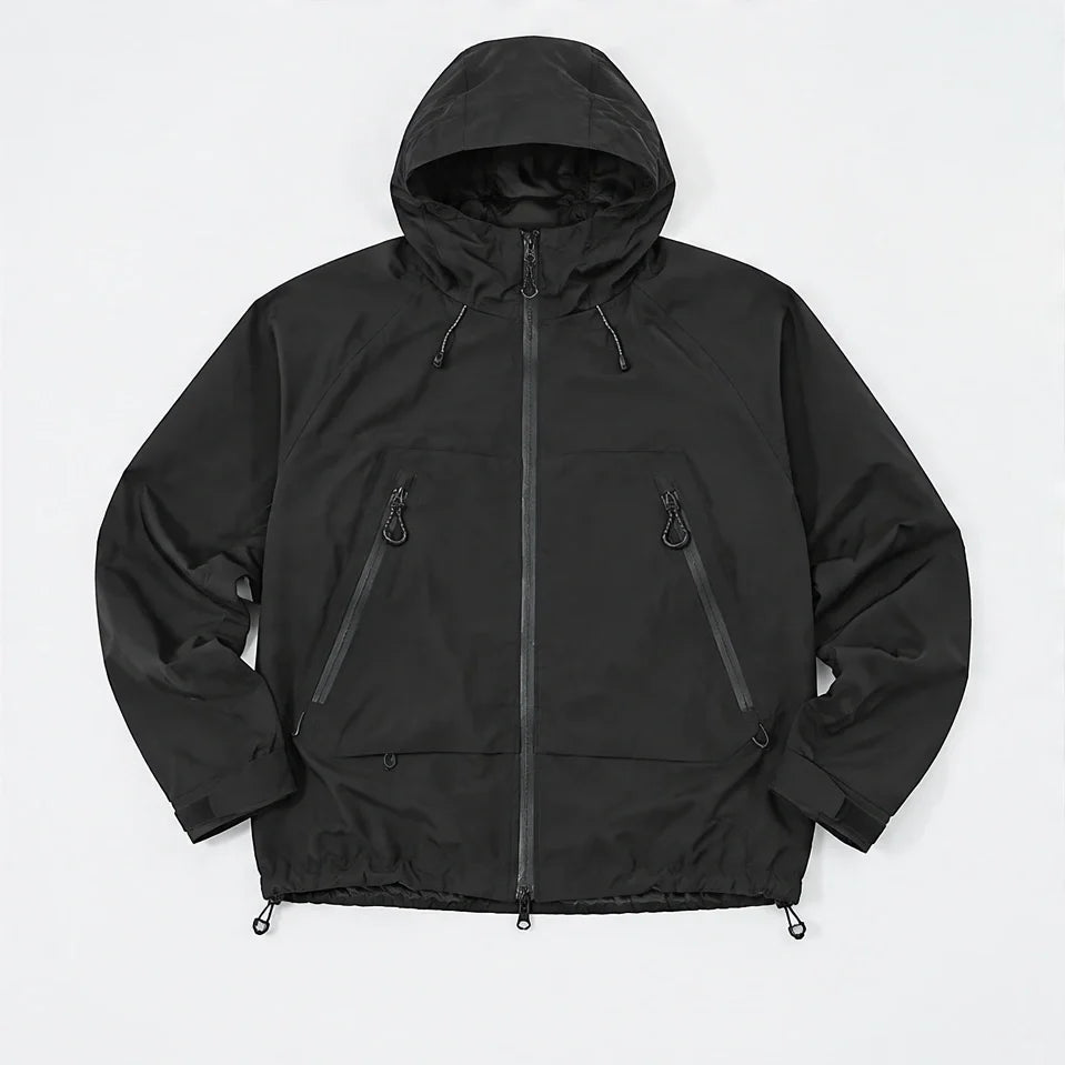 Wyke - Unisex Windproof Breathable & Graphene Waterproof Jacket - Black