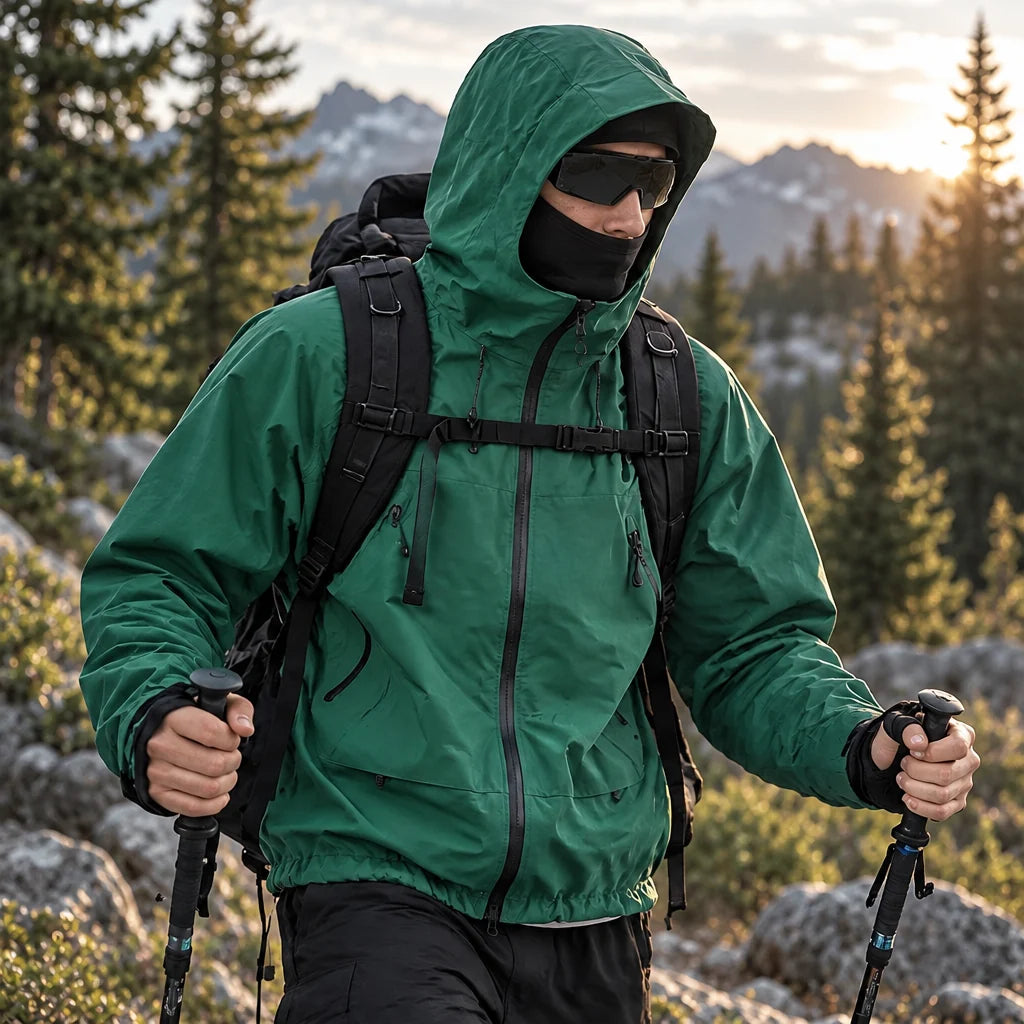 Wyke - Unisex Windproof Breathable & Graphene Waterproof Jacket - Green
