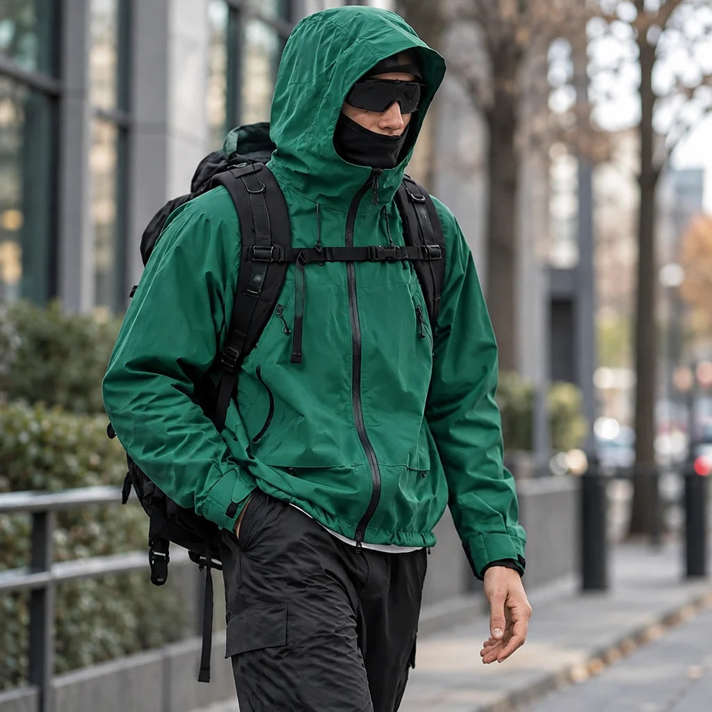 Wyke - Unisex Windproof Breathable & Graphene Waterproof Jacket - Green