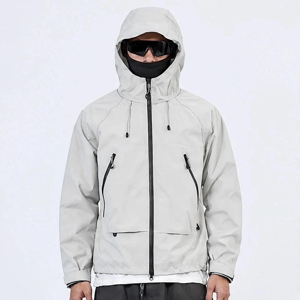 Wyke - Unisex Windproof Breathable & Graphene Waterproof Jacket - Light Grey