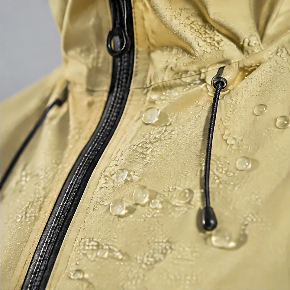 Wyke - Unisex Windproof Breathable & Graphene Waterproof Jacket - Light Yellow