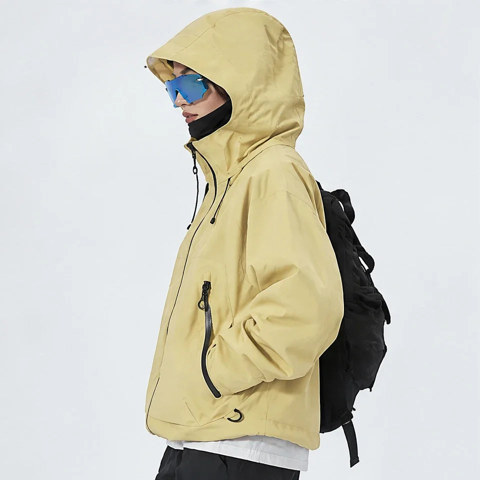 Wyke - Unisex Windproof Breathable & Graphene Waterproof Jacket - Light Yellow