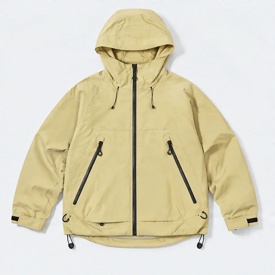 Wyke - Unisex Windproof Breathable & Graphene Waterproof Jacket - Light Yellow
