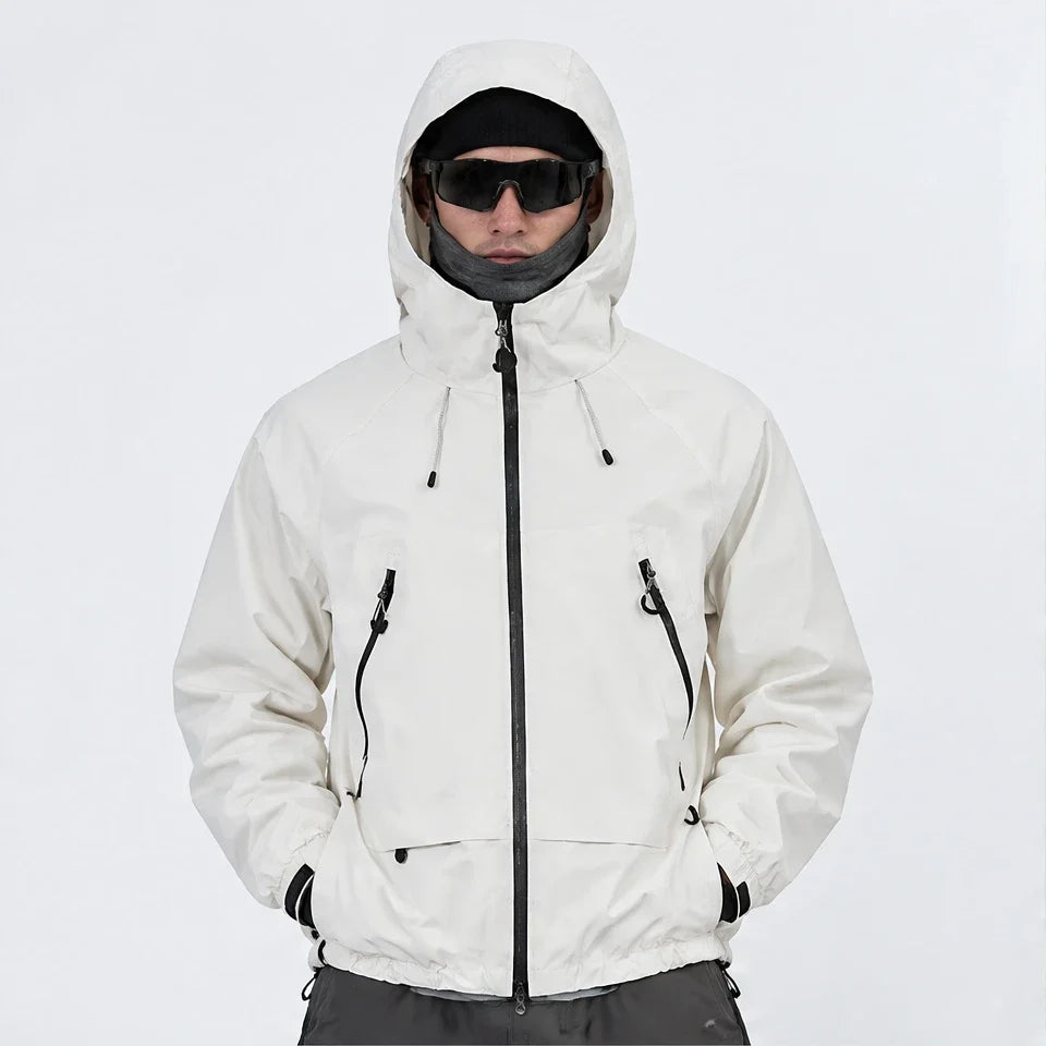Wyke - Unisex Windproof Breathable & Graphene Waterproof Jacket - Off-white