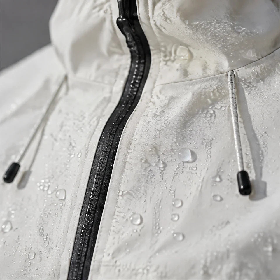 Wyke - Unisex Windproof Breathable & Graphene Waterproof Jacket - Off-white