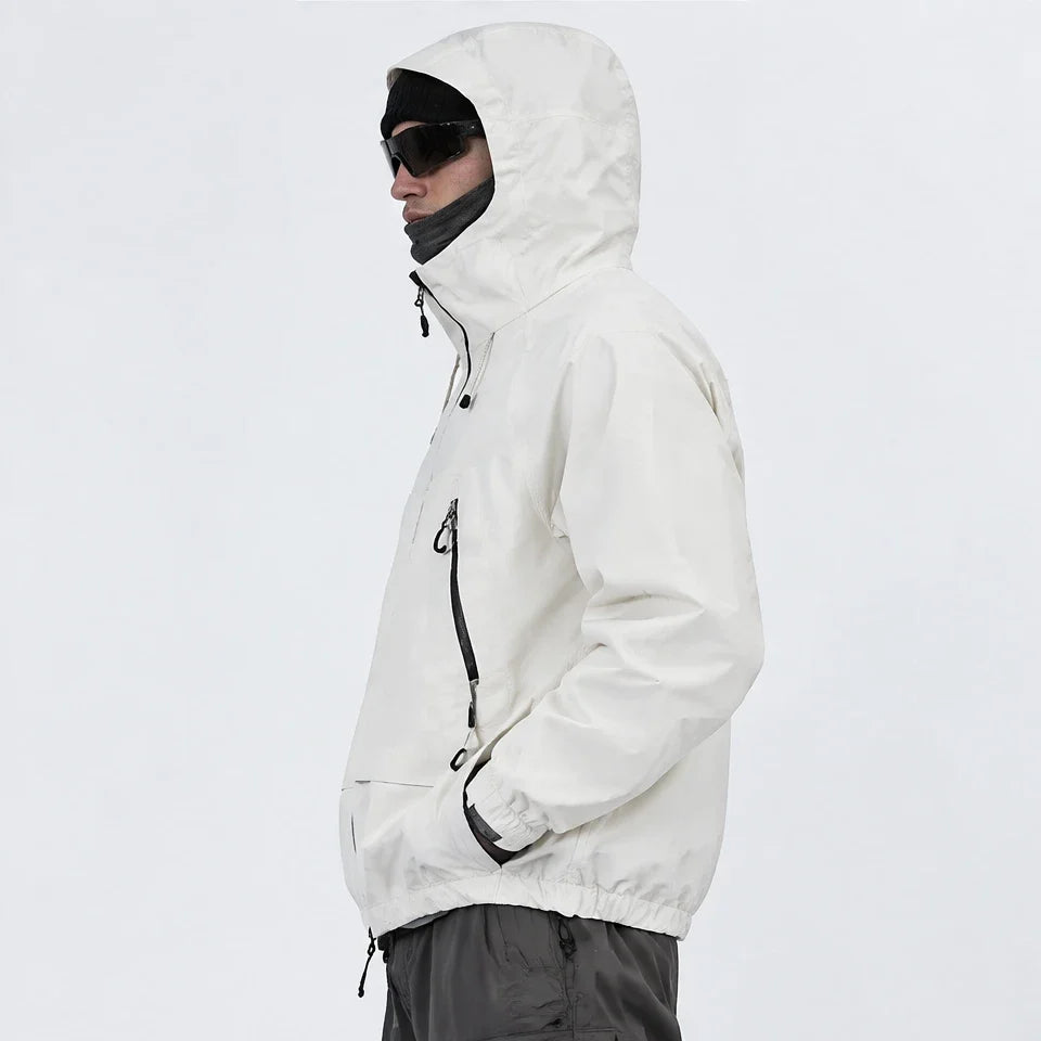 Wyke - Unisex Windproof Breathable & Graphene Waterproof Jacket - Off-white