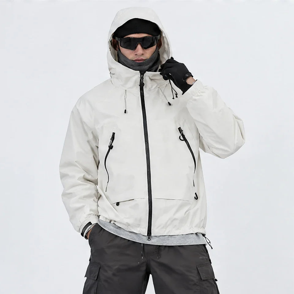 Wyke - Unisex Windproof Breathable & Graphene Waterproof Jacket - Off-white