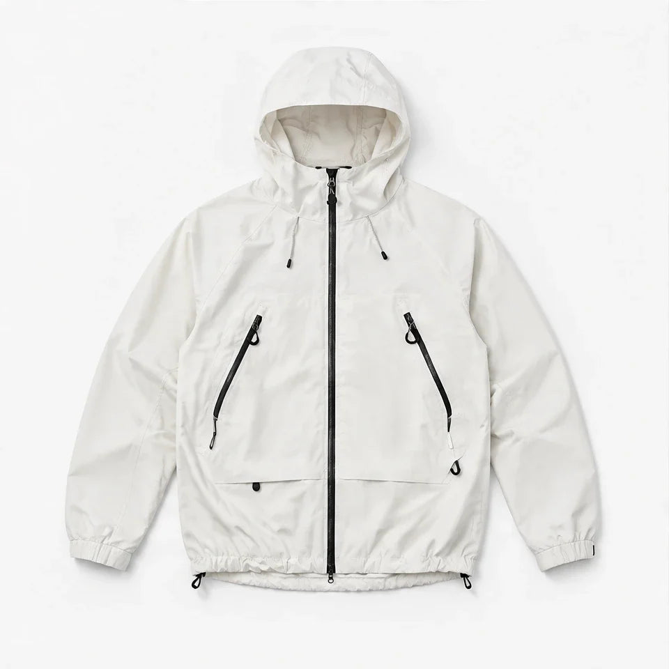 Wyke - Unisex Windproof Breathable & Graphene Waterproof Jacket - Off-white