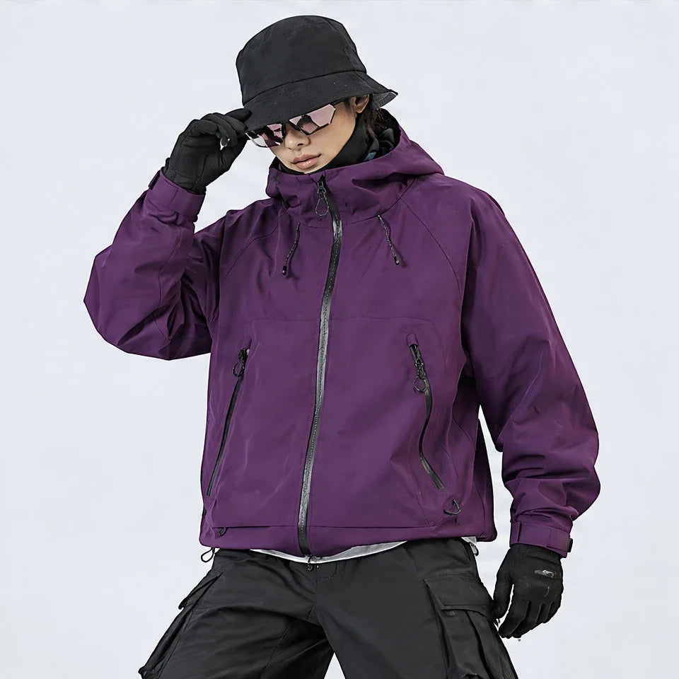 Wyke - Unisex Windproof Breathable & Graphene Waterproof Jacket - Purple