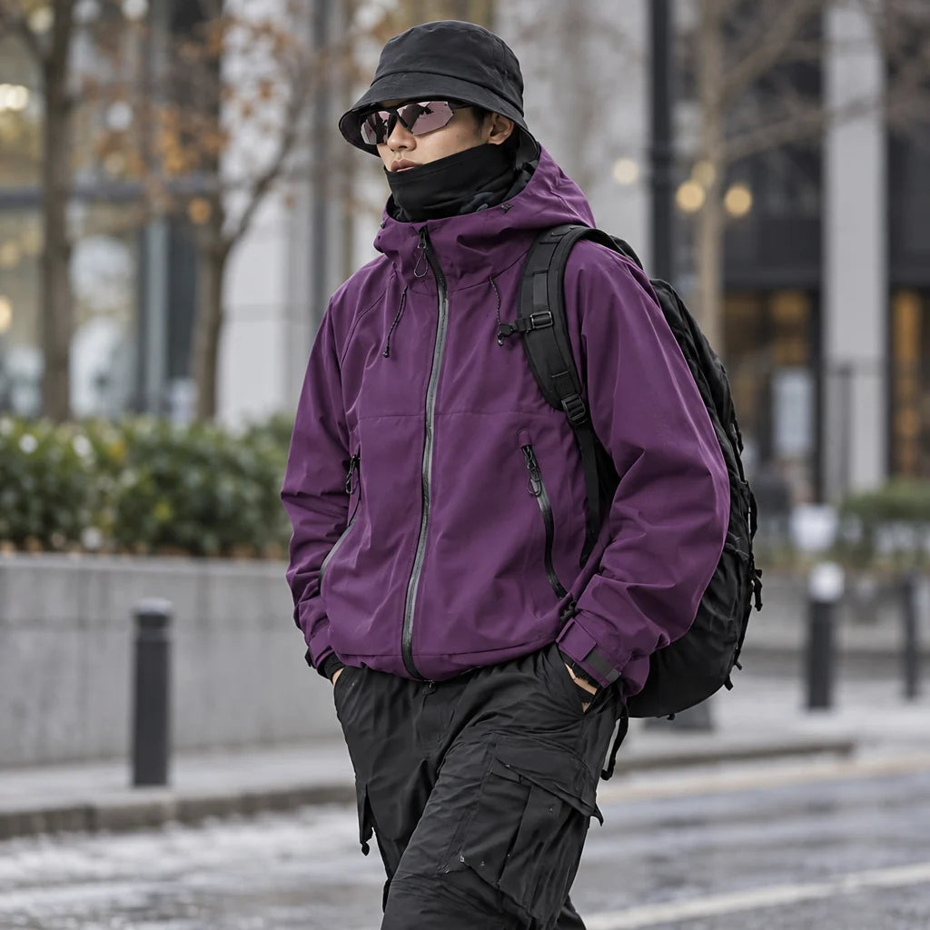 Wyke - Unisex Windproof Breathable & Graphene Waterproof Jacket - Purple