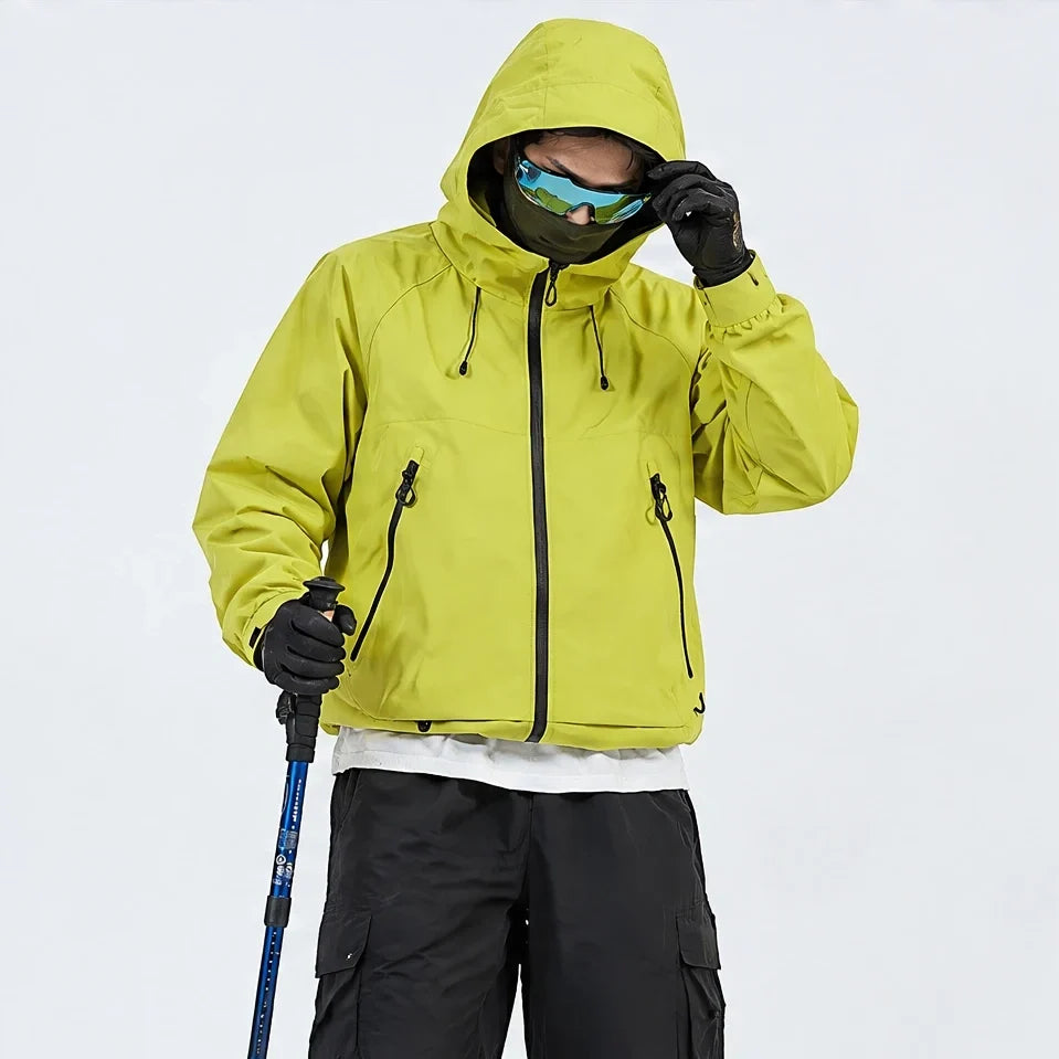 Wyke - Unisex Windproof Breathable & Graphene Waterproof Jacket - Yellow Green