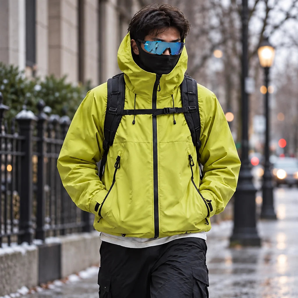 Wyke - Unisex Windproof Breathable & Graphene Waterproof Jacket - Yellow Green