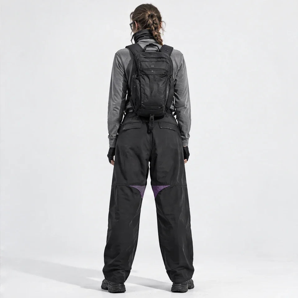 Stray - Unisex Water-Repellent & Quick-Dry Wrinkle-Free Hiking Trousers - Black