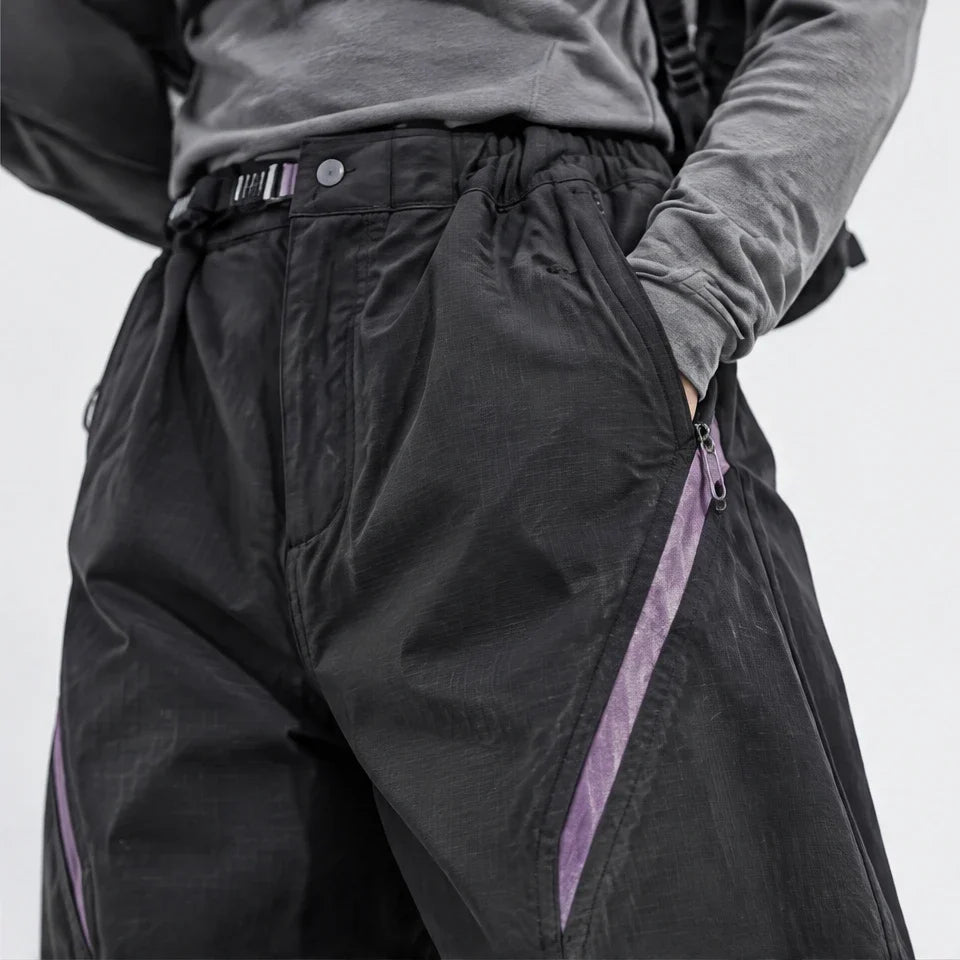Stray - Unisex Water-Repellent & Quick-Dry Wrinkle-Free Hiking Trousers - Black