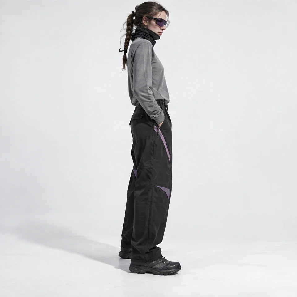 Stray - Unisex Water-Repellent & Quick-Dry Wrinkle-Free Hiking Trousers - Black