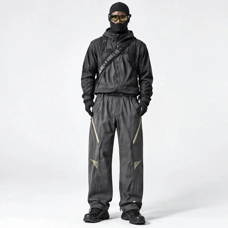 Stray - Unisex Water-Repellent & Quick-Dry Wrinkle-Free Hiking Trousers - Dark Grey