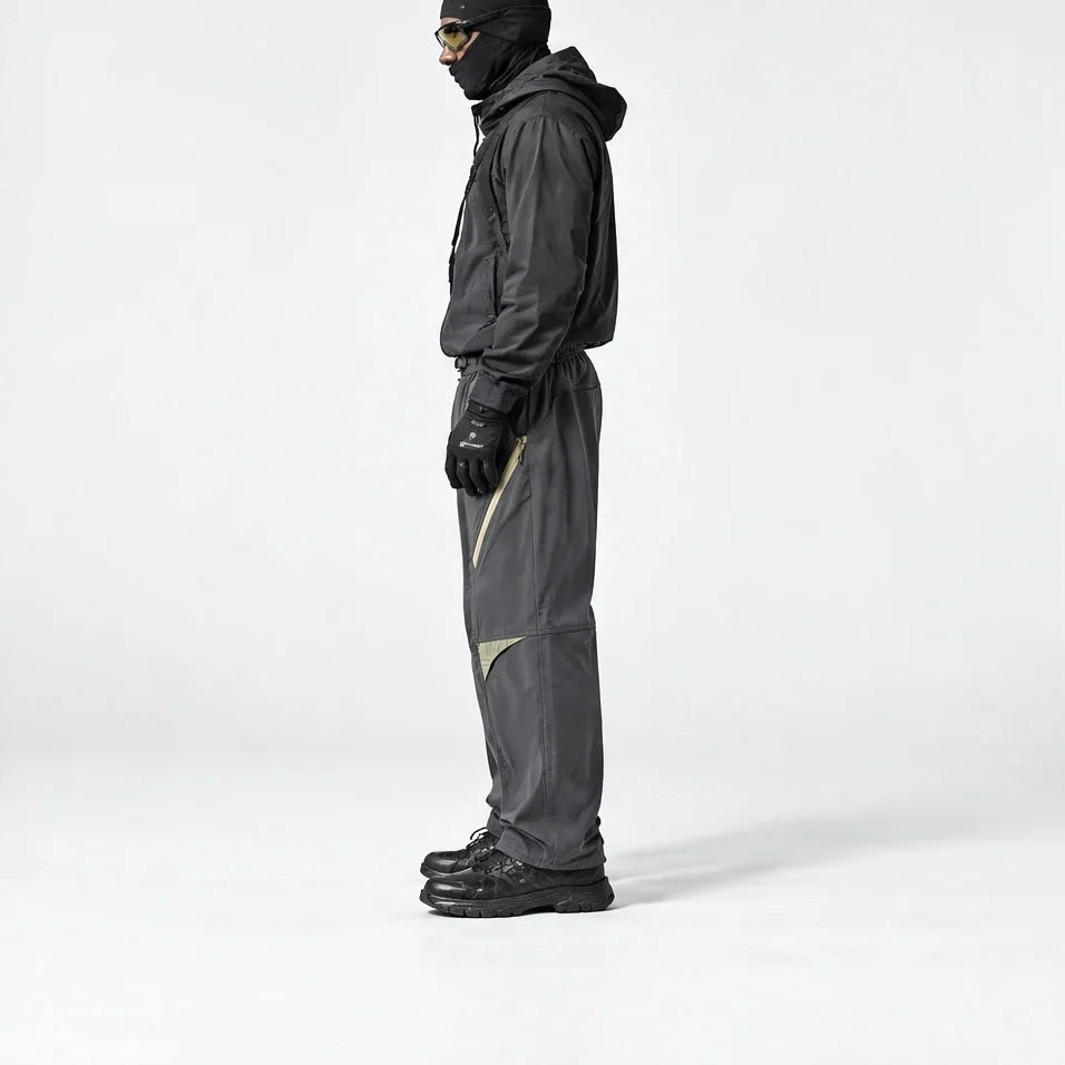 Stray - Unisex Water-Repellent & Quick-Dry Wrinkle-Free Hiking Trousers - Dark Grey