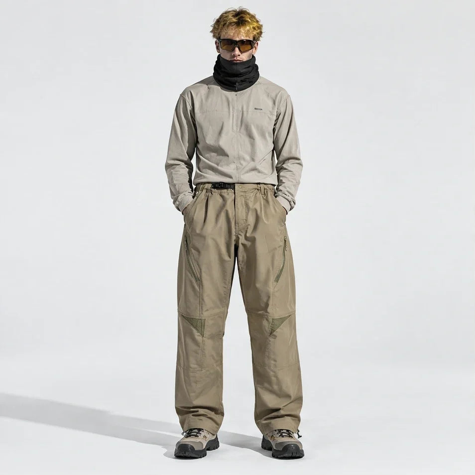 Stray - Unisex Water-Repellent & Quick-Dry Wrinkle-Free Hiking Trousers - Khaki