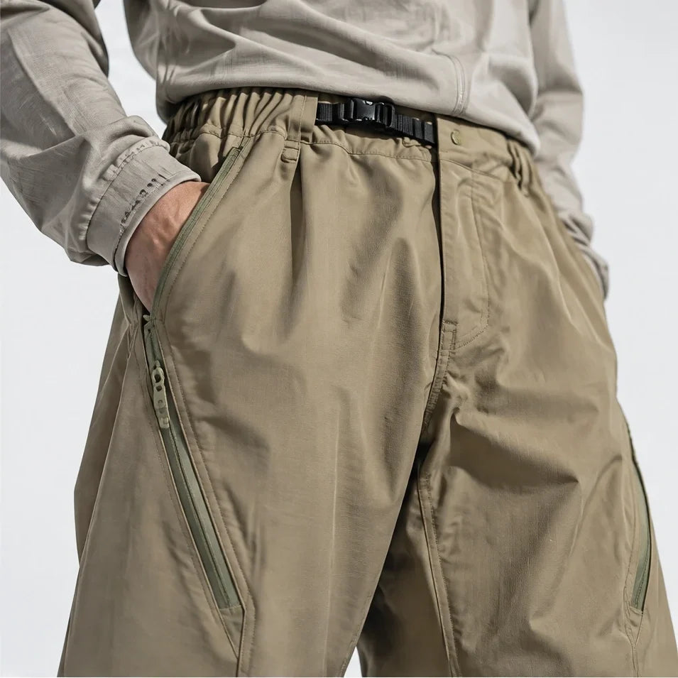 Stray - Unisex Water-Repellent & Quick-Dry Wrinkle-Free Hiking Trousers - Khaki