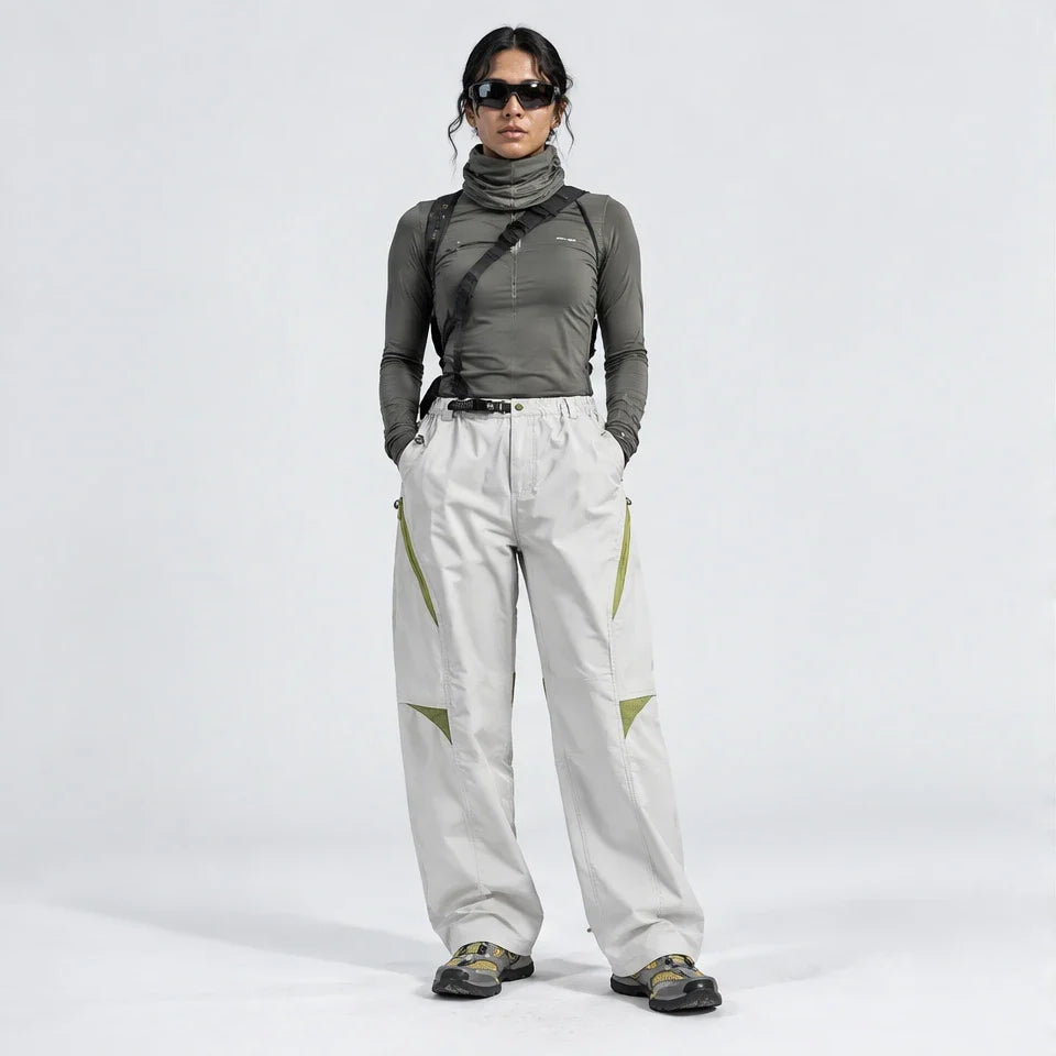 Stray - Unisex Water-Repellent & Quick-Dry Wrinkle-Free Hiking Trousers - Light Grey