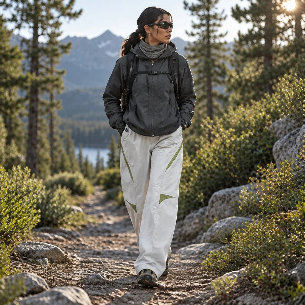Stray - Unisex Water-Repellent & Quick-Dry Wrinkle-Free Hiking Trousers - Light Grey