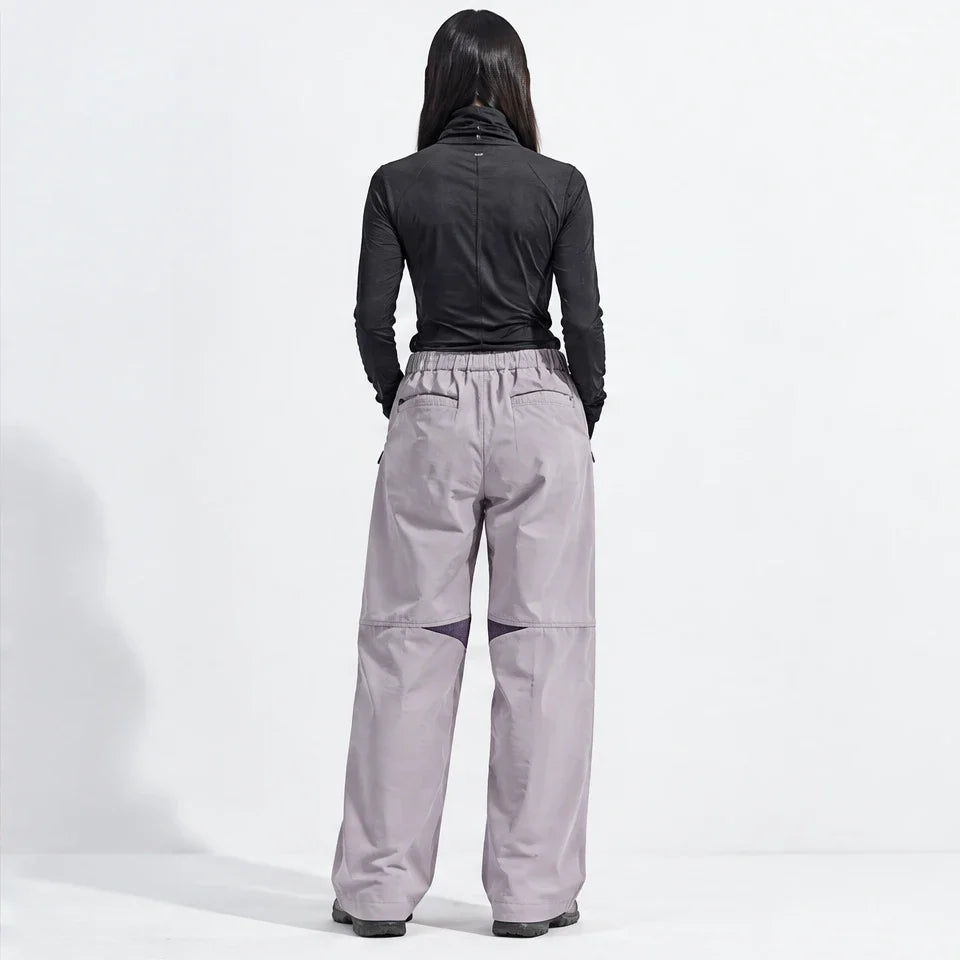 Stray - Unisex Water-Repellent & Quick-Dry Wrinkle-Free Hiking Trousers - Light purple