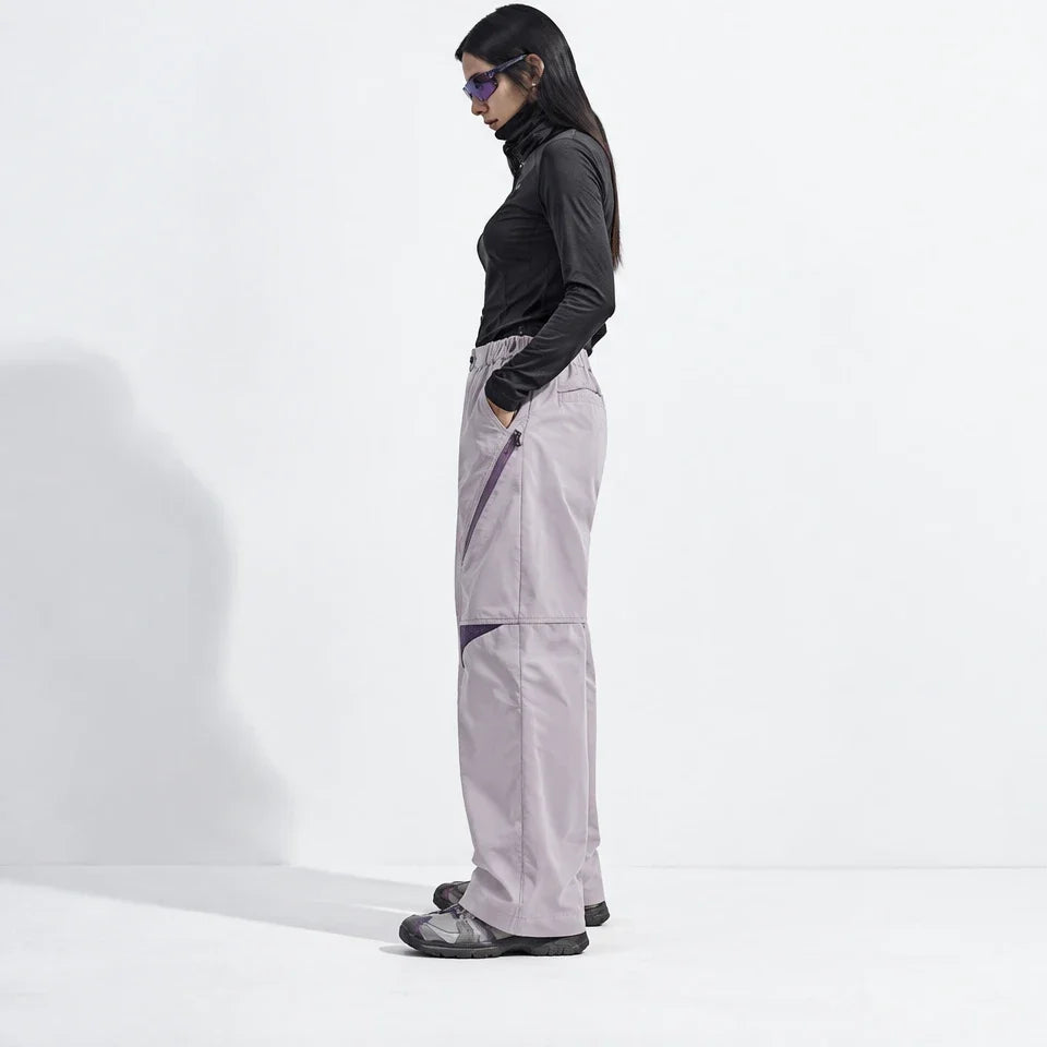 Stray - Unisex Water-Repellent & Quick-Dry Wrinkle-Free Hiking Trousers - Light purple