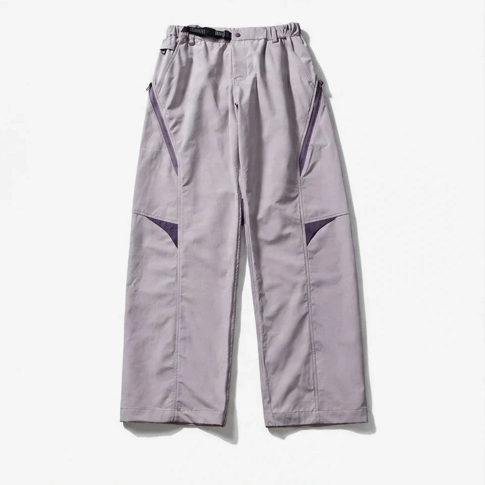 Stray - Unisex Water-Repellent & Quick-Dry Wrinkle-Free Hiking Trousers - Light purple