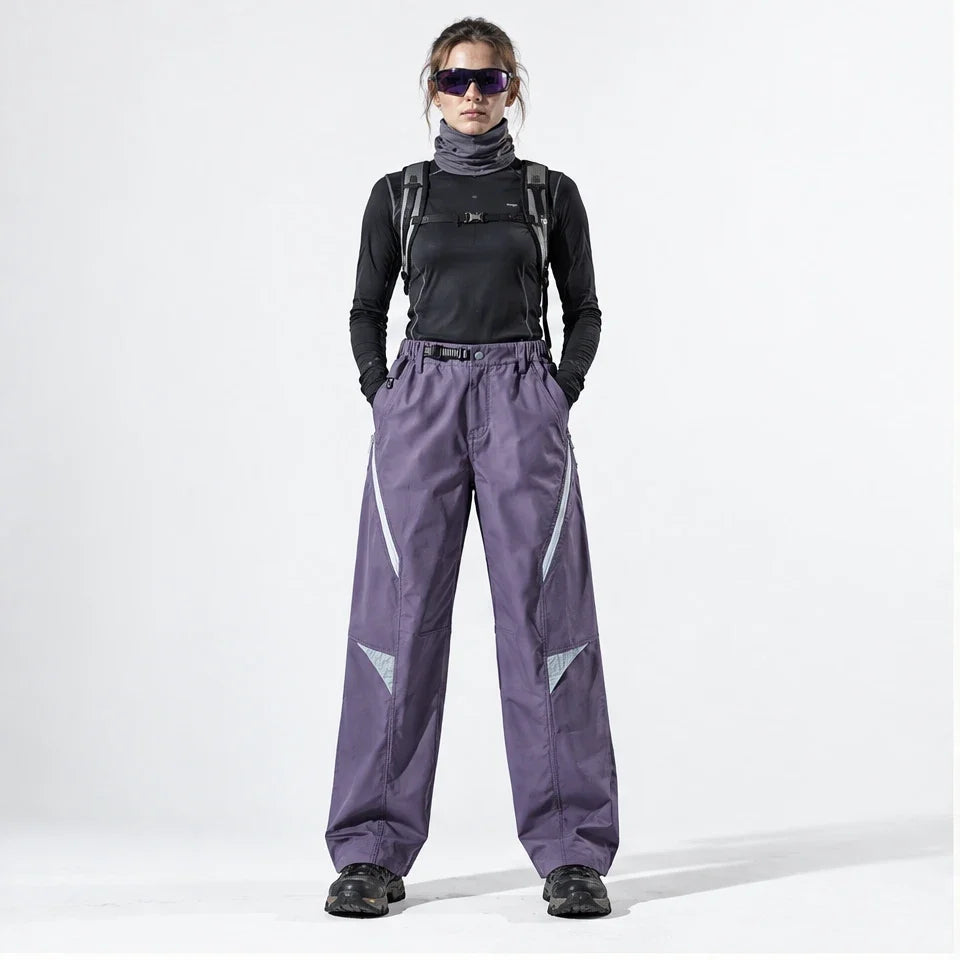 Stray - Unisex Water-Repellent & Quick-Dry Wrinkle-Free Hiking Trousers - Purple