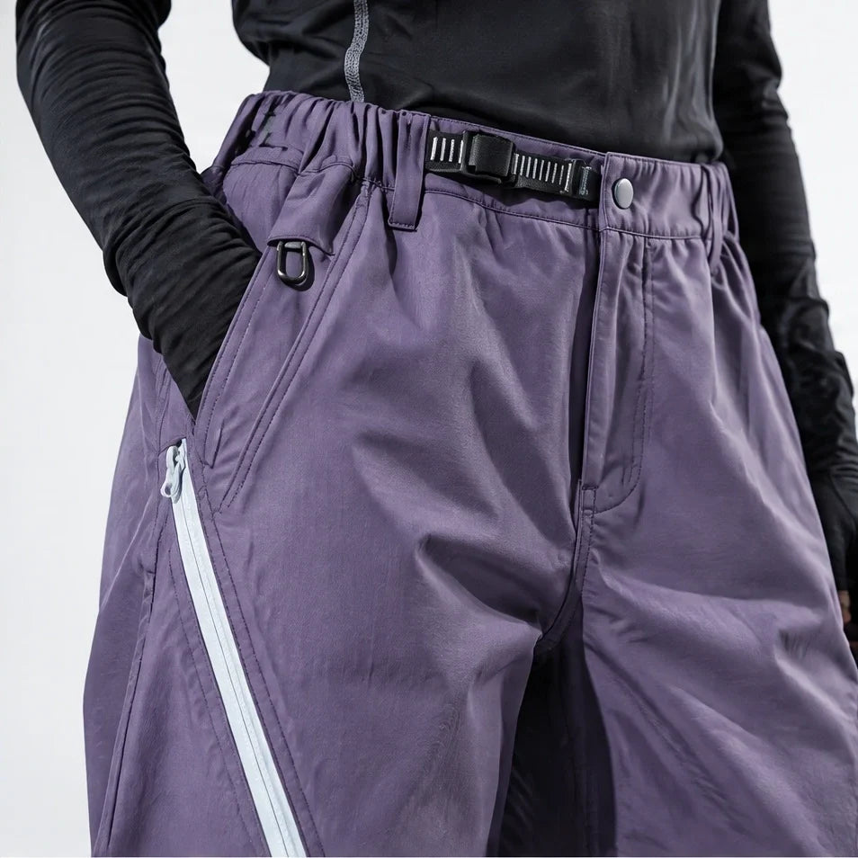 Stray - Unisex Water-Repellent & Quick-Dry Wrinkle-Free Hiking Trousers - Purple