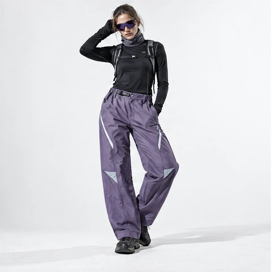 Stray - Unisex Water-Repellent & Quick-Dry Wrinkle-Free Hiking Trousers - Purple