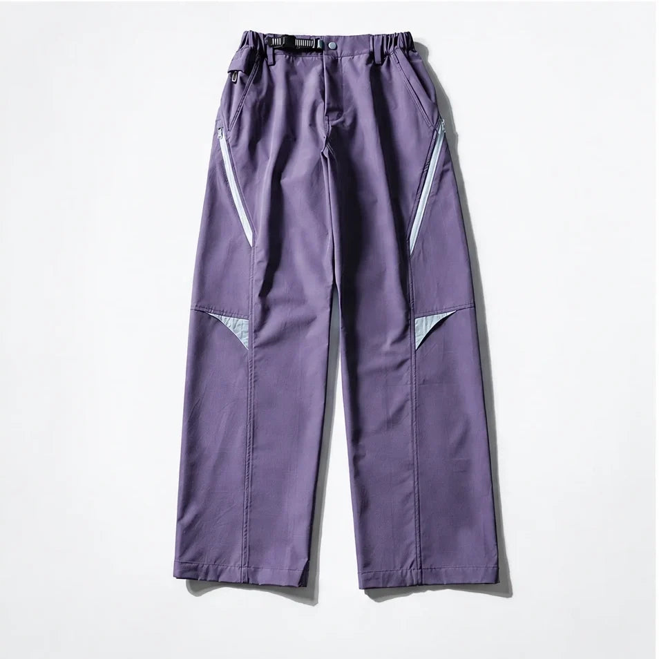 Stray - Unisex Water-Repellent & Quick-Dry Wrinkle-Free Hiking Trousers - Purple