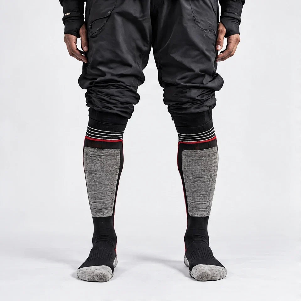 Thwaite - Unisex Anti-Slip Waterproof Socks - Light Grey