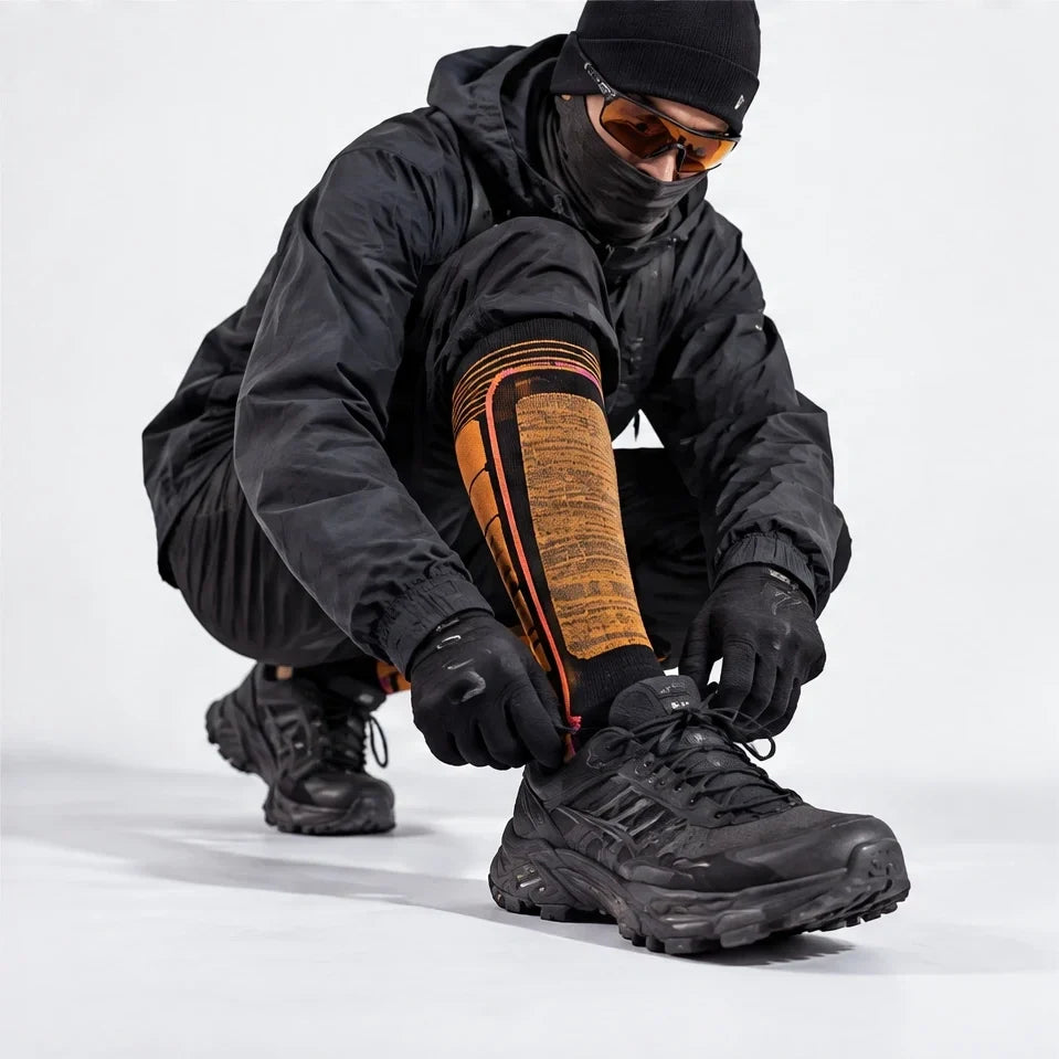 Thwaite - Unisex Anti-Slip Waterproof Socks - Orange