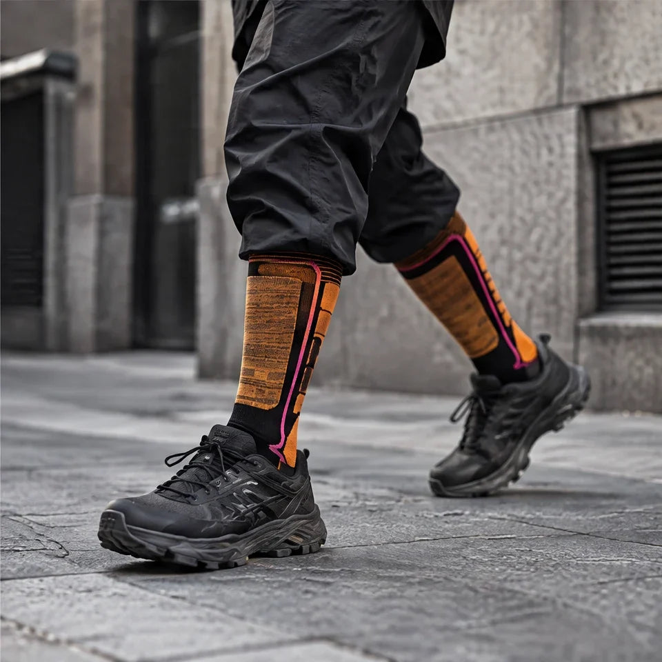 Thwaite - Unisex Anti-Slip Waterproof Socks - Orange