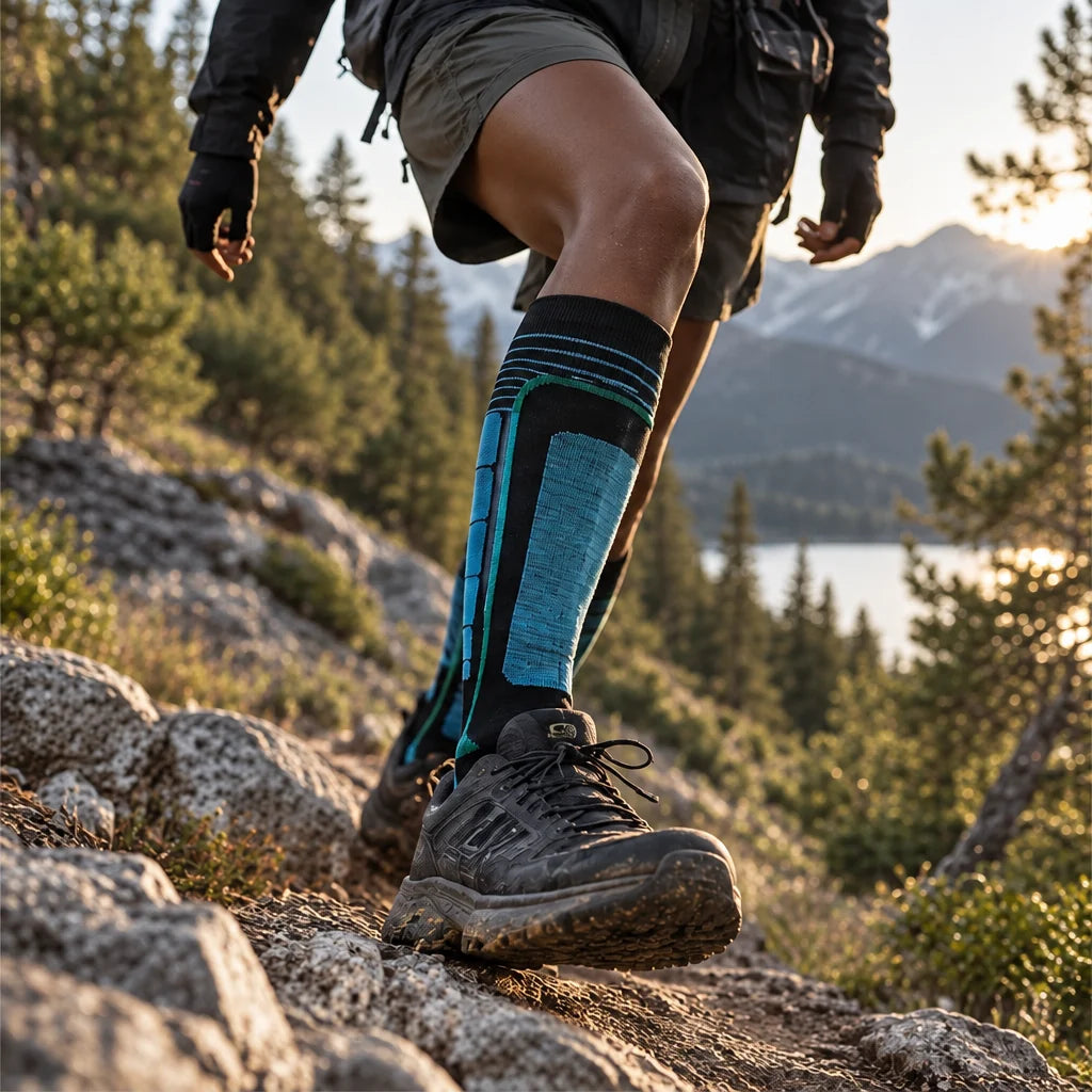 Thwaite - Unisex Anti-Slip Waterproof Socks - Sky Blue