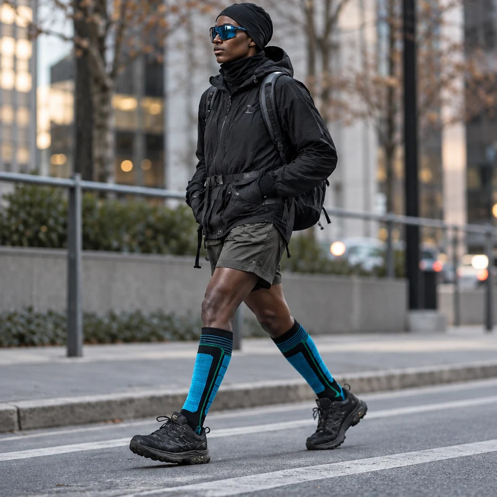 Thwaite - Unisex Anti-Slip Waterproof Socks - Sky Blue