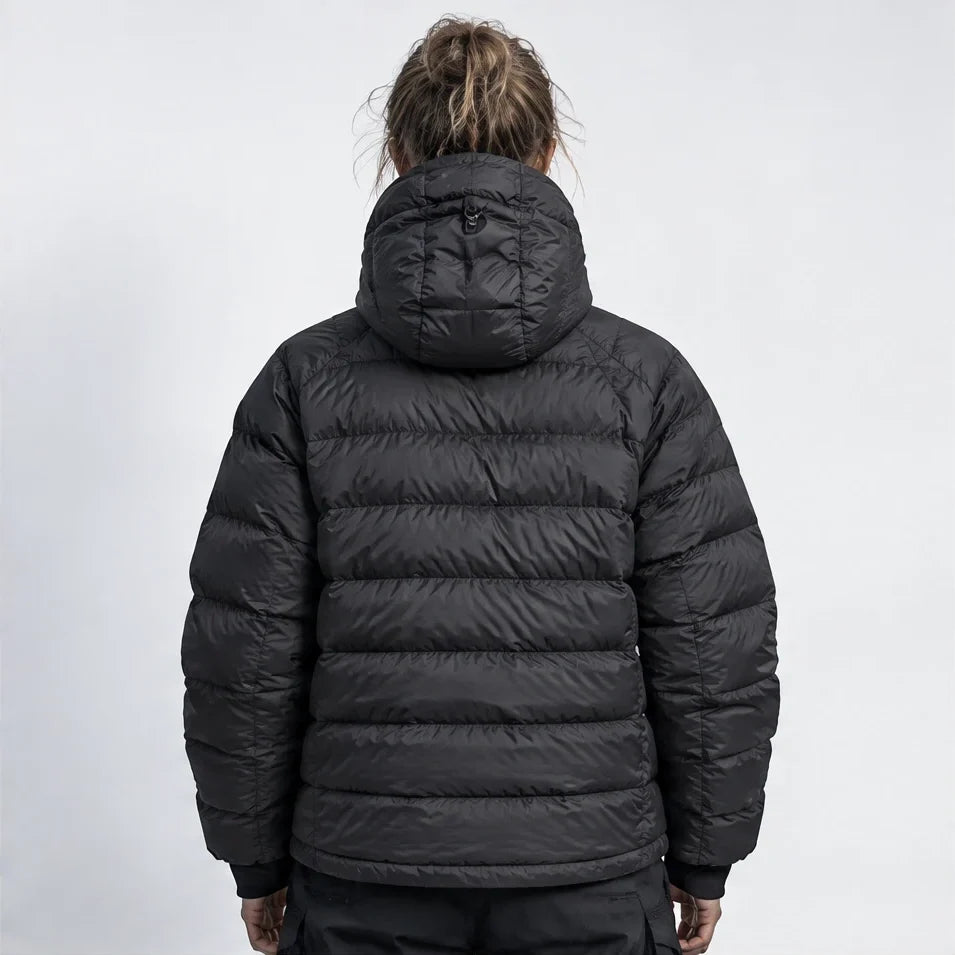 Floe - Unisex Insulated Windproof Duck Down Puffer Jacket - Black