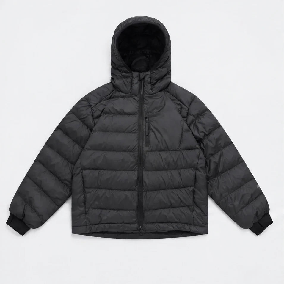 Floe - Unisex Insulated Windproof Duck Down Puffer Jacket - Black