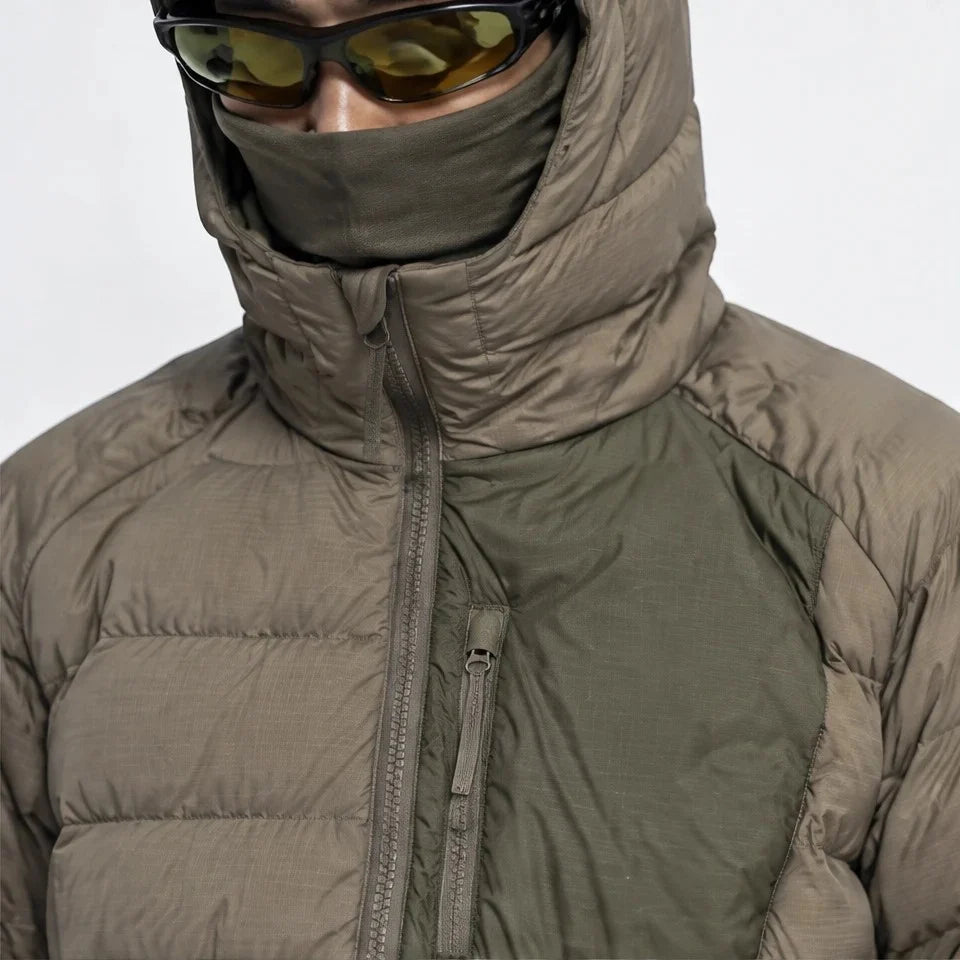 Floe - Unisex Insulated Windproof Duck Down Puffer Jacket - Brown