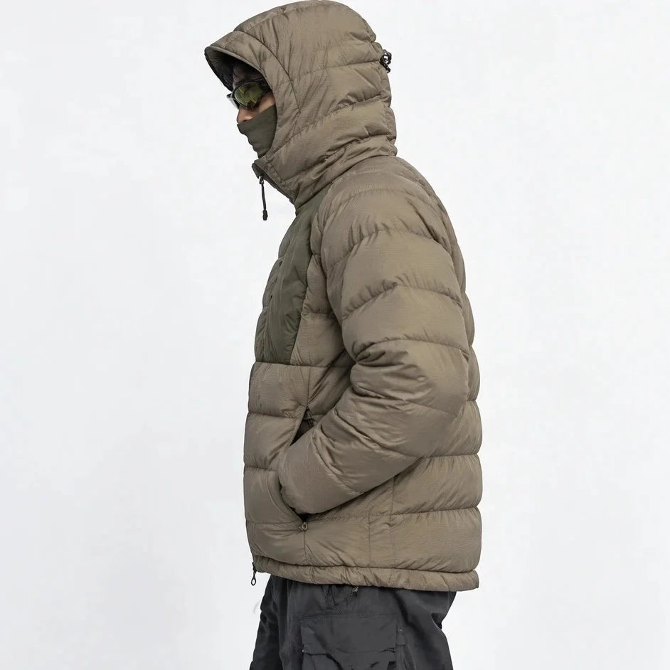 Floe - Unisex Insulated Windproof Duck Down Puffer Jacket - Brown
