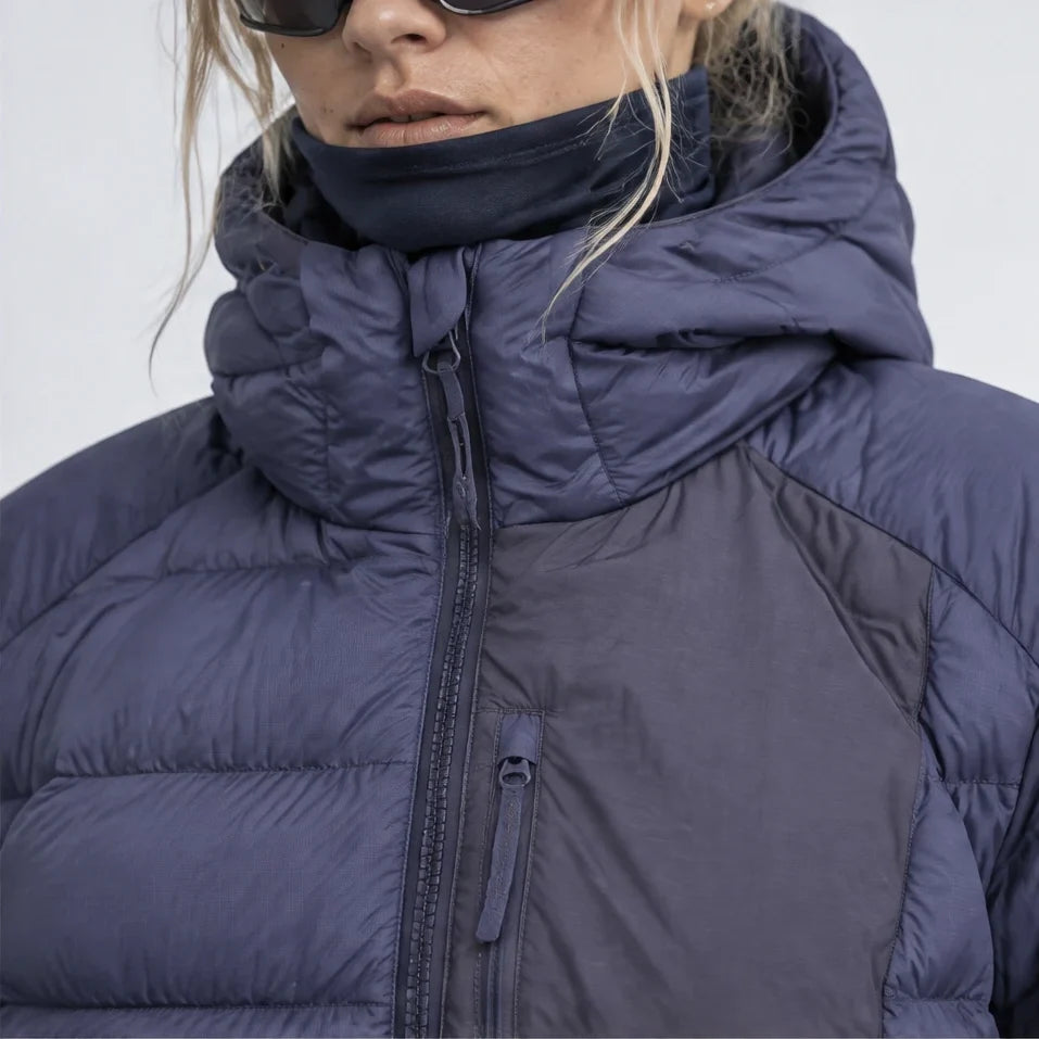 Floe - Unisex Insulated Windproof Duck Down Puffer Jacket - Purple