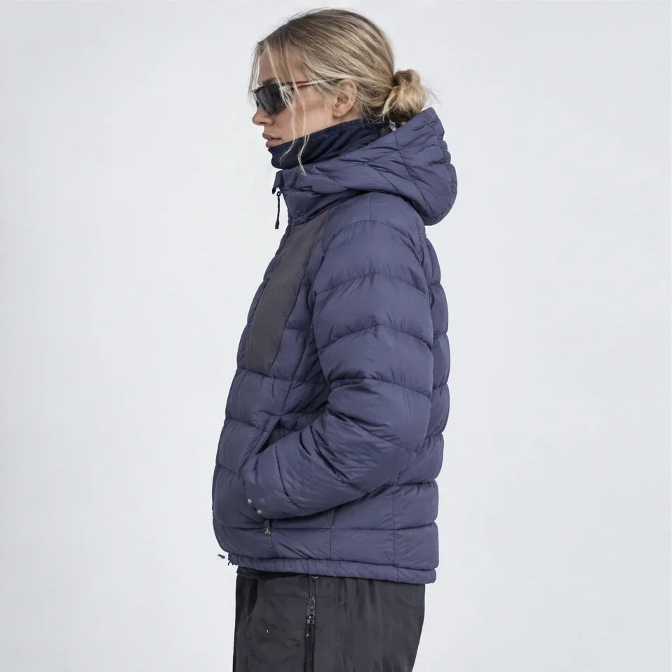 Floe - Unisex Insulated Windproof Duck Down Puffer Jacket - Purple