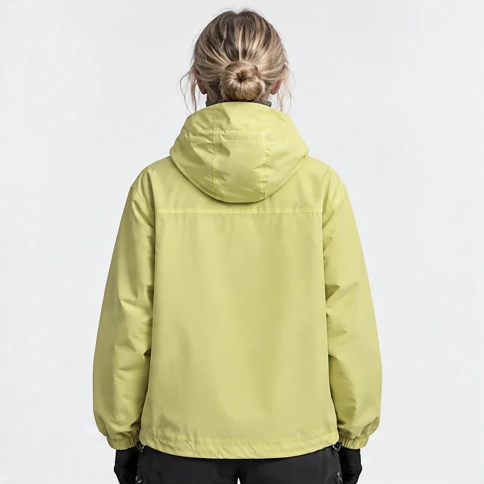 Snaw - Unisex Water-Repellent & Windproof Relaxed Fit Lightweight Jacket - Yellow Green