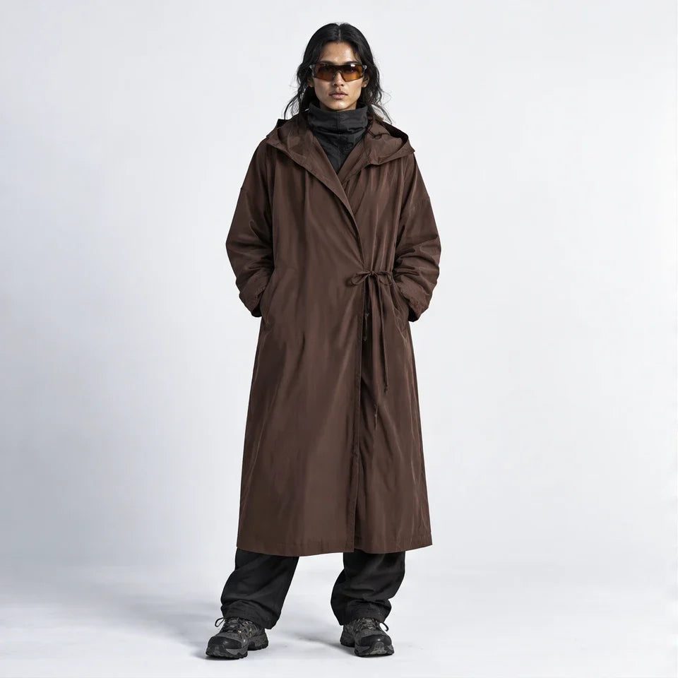 Seat - Womens Windproof Breathable & Waterproof Coat - Brown