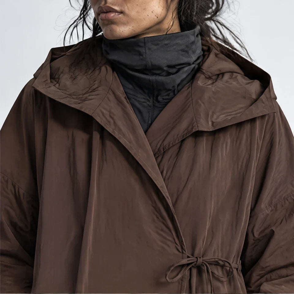Seat - Womens Windproof Breathable & Waterproof Coat - Brown