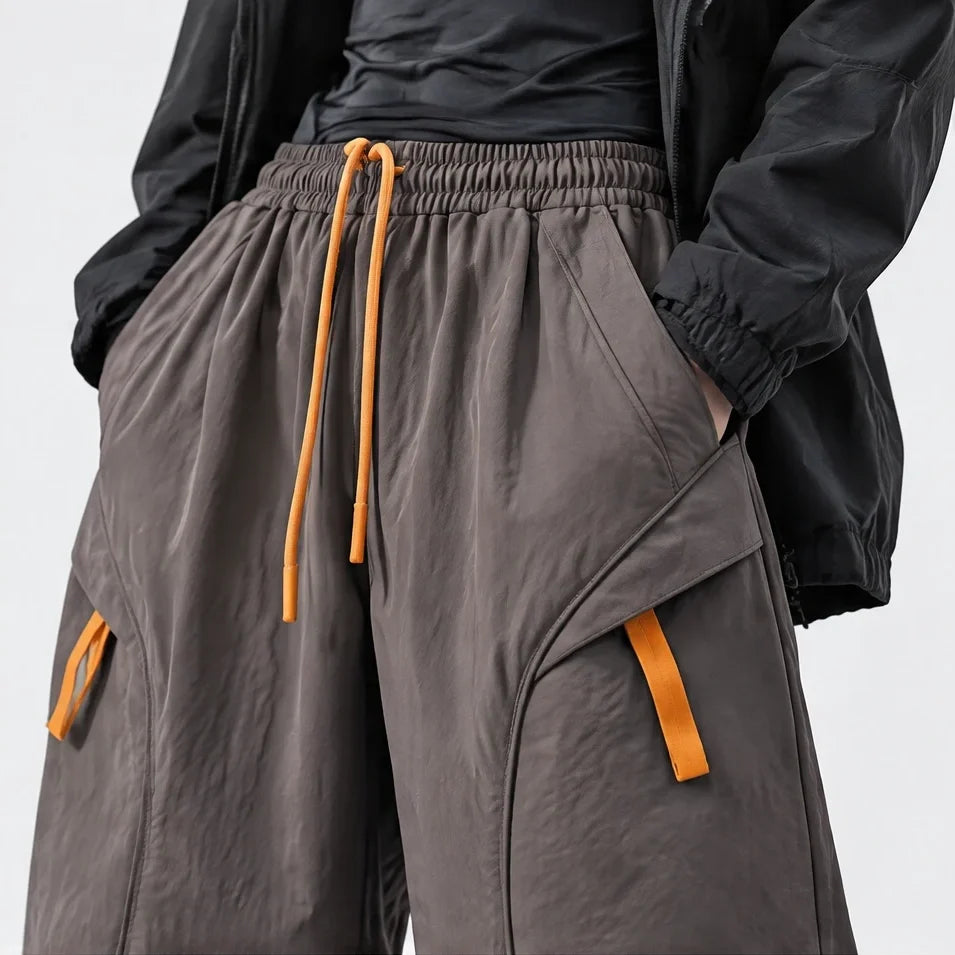 Knap - Unisex Water-Repellent & Quick-Dry Wide-Leg Hiking Trousers - Brown