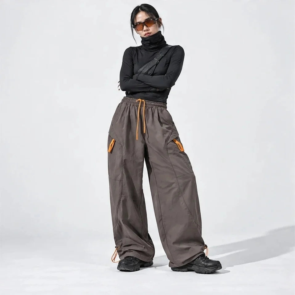 Knap - Unisex Water-Repellent & Quick-Dry Wide-Leg Hiking Trousers - Brown
