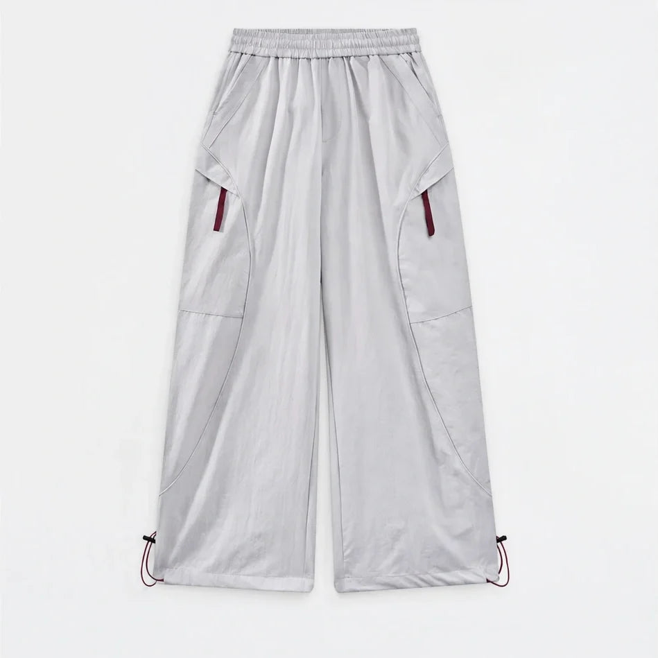 Knap - Unisex Water-Repellent & Quick-Dry Wide-Leg Hiking Trousers - Light Grey